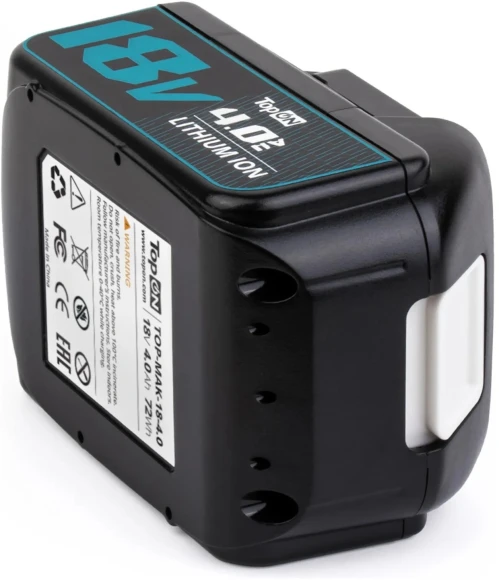 Батарея аккумуляторная TopON TOP-PTGD-MAK-18-5.0 18В 5Ач Li-Ion (103247) Батарея аккумуляторная TopON TOP-PTGD-MAK-18-5.0 18В 5Ач Li-Ion (103247)