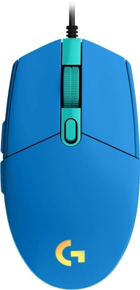 Мышь Logitech G203 LightSync синий оптическая 8000dpi USB 5but (910-005798)