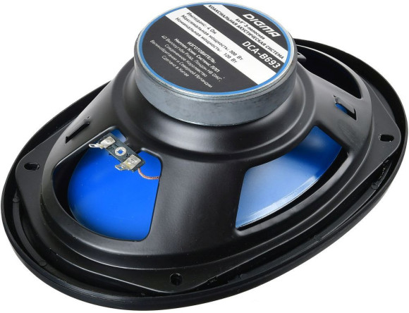 Колонки автомобильные Digma DCA-B693 300Вт 90дБ 4Ом 15x23см (6x9дюйм) (ком.:2кол.) коаксиальные трехполосные