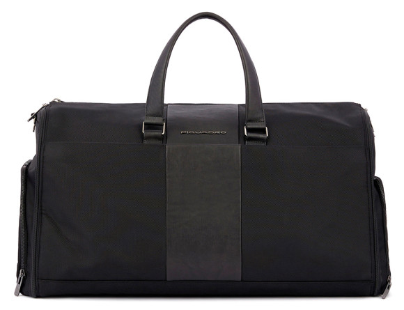 Сумка дорожная Piquadro Brief2 PA6147BR2/N черная нейлон/натур.кожа Сумка дорожная Piquadro Brief2 PA6147BR2/N черная нейлон/натур.кожа
