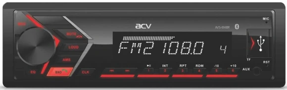 Автомагнитола ACV AVS-814BR 1DIN 4x50Вт (34490) Автомагнитола ACV AVS-814BR 1DIN 4x50Вт (34490)