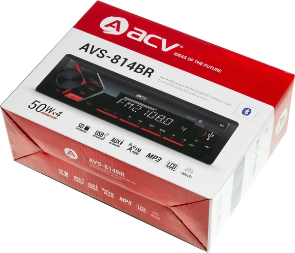 Автомагнитола ACV AVS-814BR 1DIN 4x50Вт (34490) Автомагнитола ACV AVS-814BR 1DIN 4x50Вт (34490)