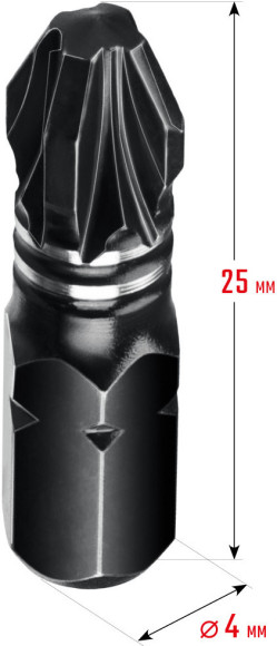 Набор бит Kraftool IMPACT-32 (26066-H32) универсал. (32пред.) для шуруповертов/дрелей