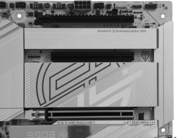 Материнская плата MSI MPG X870E EDGE TI WIFI Socket AM5 AMD X870E 4xDDR5 ATX AC`97 8ch(7.1) 5Gigabit RAID+HDMI Материнская плата MSI MPG X870E EDGE TI WIFI Socket AM5 AMD X870E 4xDDR5 ATX AC`97 8ch(7.1) 5Gigabit RAID+HDMI