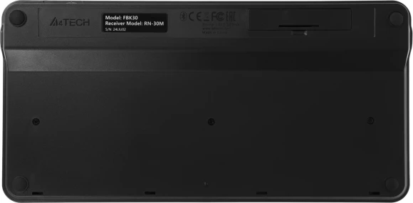 Клавиатура A4Tech FBK30 черный/серый USB беспроводная BT/Radio slim Multimedia (FBK30 BLACKCURRANT) Клавиатура A4Tech FBK30 черный/серый USB беспроводная BT/Radio slim Multimedia (FBK30 BLACKCURRANT)