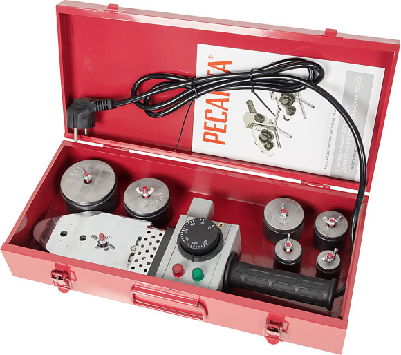 Сварочный аппарат для пластиковых труб Ресанта АСПТ-1000 1кВт парн.насад. (кейс в компл.) Сварочный аппарат для пластиковых труб Ресанта АСПТ-1000 1кВт парн.насад. (кейс в компл.)