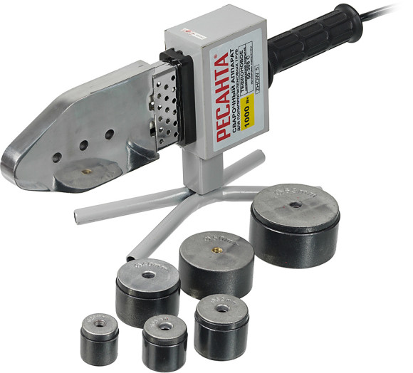 Сварочный аппарат для пластиковых труб Ресанта АСПТ-1000 1кВт парн.насад. (кейс в компл.) Сварочный аппарат для пластиковых труб Ресанта АСПТ-1000 1кВт парн.насад. (кейс в компл.)