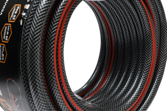 Шланг Вихрь 73/7/2/10 1/2" 25м поливочный армированный черный/красный