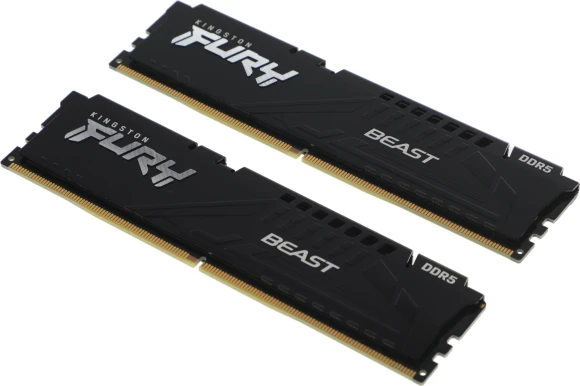Память DDR5 2x8Gb 5200MHz Kingston KF552C40BBK2-16 Fury Beast RTL Gaming PC5-41600 CL40 DIMM 288-pin 1.25В single rank с радиатором Ret