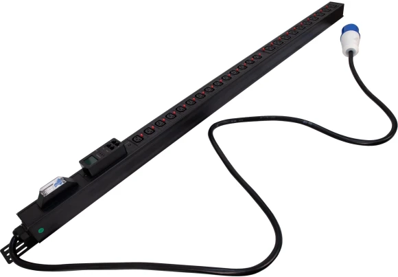 Блок распределения питания Powercom PDU-32AV24-14C3-10C9-1P Блок распределения питания Powercom PDU-32AV24-14C3-10C9-1P
