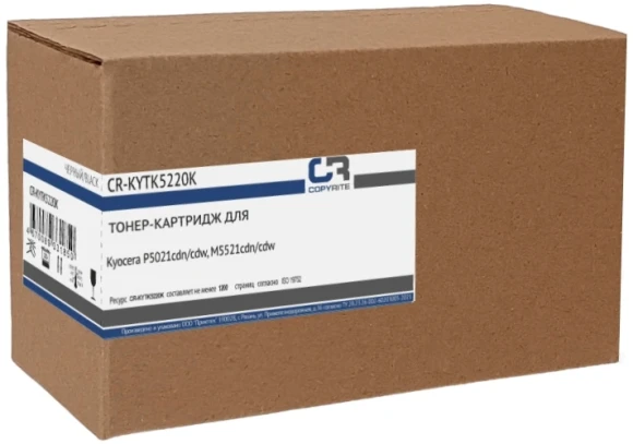 Картридж лазерный CopyRite CR-KYTK3430 TK-3430 черный (25000стр.) для Kyocera PA5500x/PA6000x/MA5500ifx