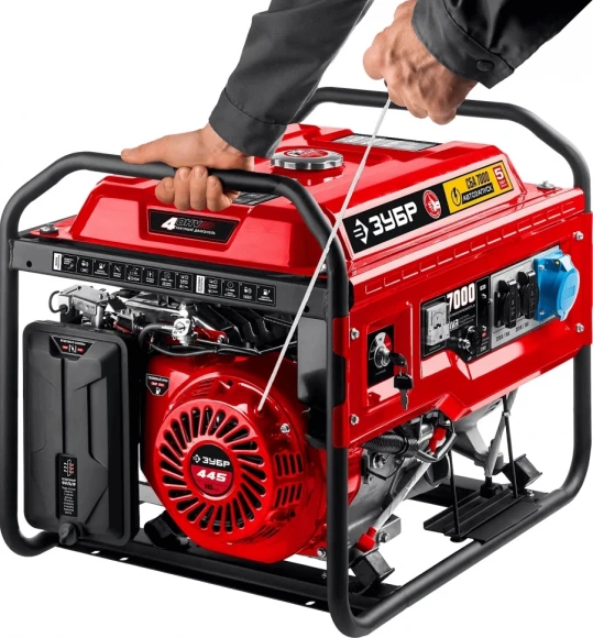 Генератор Зубр СБА-7000 7кВт Генератор Зубр СБА-7000 7кВт