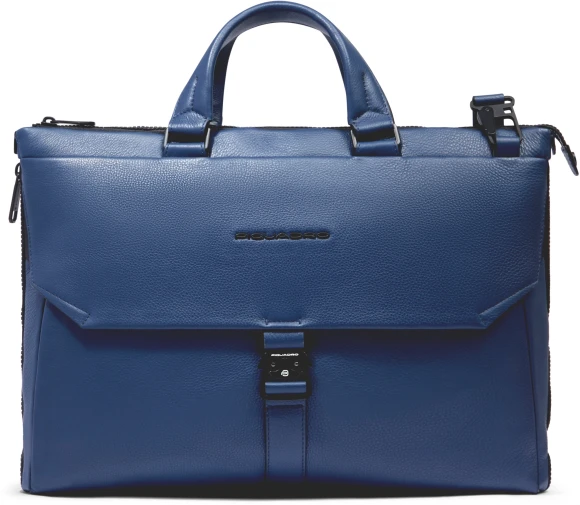 Сумка на пояс мужская Piquadro Than CA6617S135/BLU синий натур.кожа