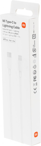 Кабель Xiaomi BHR4421GL USB Type-C (m)-Lightning (m) 1м белый Кабель Xiaomi BHR4421GL USB Type-C (m)-Lightning (m) 1м белый