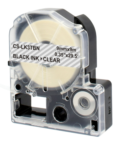 Картридж ленточный Cactus CS-LK3TBN LK-3TBN черный на прозрачном 9x9 для Epson LW300/LW400/LW700/LW600P/LW1000P/K400/Z700/Z900 Картридж ленточный Cactus CS-LK3TBN LK-3TBN черный на прозрачном 9x9 для Epson LW300/LW400/LW700/LW600P/LW1000P/K400/Z700/Z900