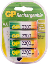 Аккумулятор GP 230AAHC AA NiMH 2300mAh (4шт)