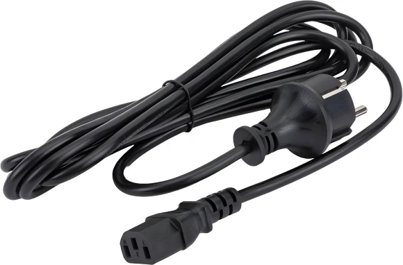 Шнур питания Lanmaster LAN-PP13/SH-3.0-BK C13-Schuko проводник.:3x0.75мм2 3м 220В черный