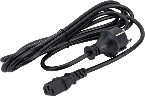 Шнур питания Lanmaster LAN-PP13/SH-3.0-BK C13-Schuko проводник.:3x0.75мм2 3м 220В черный