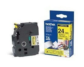 Картридж ленточный Brother TZE651 черный на желтом 24x8 для Brother P-Touch Картридж ленточный Brother TZE651 черный на желтом 24x8 для Brother P-Touch