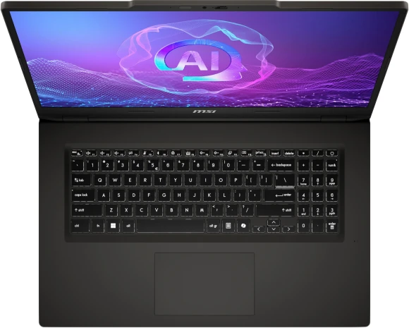 Ноутбук MSI Venture A17 AI A2HMG-002XRU Ryzen 7 260 16Gb SSD512Gb AMD Radeon 780M 17.3" IPS FHD (1920x1080) без ОС grey WiFi BT Cam (9S7-17UK11-002)