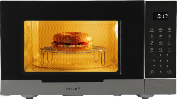 Микроволновая Печь Vitek VT-MW2223 23л. 800Вт белый/черный