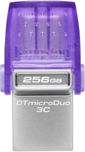 Флеш Диск Kingston 256Gb DataTraveler microDuo 3C DTDUO3CG3/256GB USB3.0 фиолетовый Флеш Диск Kingston 256Gb DataTraveler microDuo 3C DTDUO3CG3/256GB USB3.0 фиолетовый