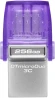 Флеш Диск Kingston 256Gb DataTraveler microDuo 3C DTDUO3CG3/256GB USB3.0 фиолетовый Флеш Диск Kingston 256Gb DataTraveler microDuo 3C DTDUO3CG3/256GB USB3.0 фиолетовый