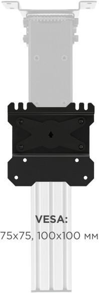 Кронштейн для телевизора Onkron CR1S черный 10"-40" макс.30кг потолочный поворот и наклон