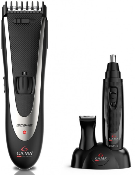 Машинка для стрижки Ga.Ma GCS544 черный/серый (насадок в компл:1шт)
