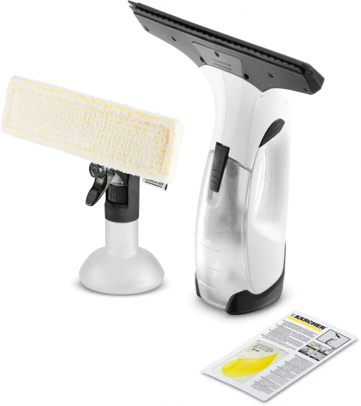 Мойщик окон Karcher WV 2 Plus шир.скреб.:280мм пит.:от аккум. белый/черный Мойщик окон Karcher WV 2 Plus шир.скреб.:280мм пит.:от аккум. белый/черный