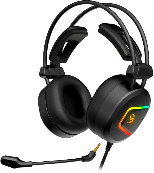 Наушники с микрофоном A4Tech Bloody MC750 черный 2.3м мониторные USB оголовье (MC750 BLACK) Наушники с микрофоном A4Tech Bloody MC750 черный 2.3м мониторные USB оголовье (MC750 BLACK)