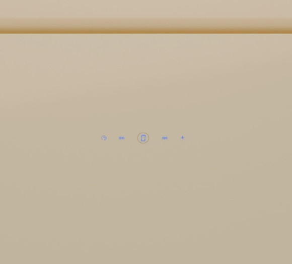 Вытяжка каминная Lex Furia 900 cлоновая кость управление: сенсорное (1 мотор)