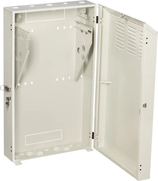 Шкаф коммутационный Lanmaster (TWT-CBVRT-5U-6X7-GY) настенный 5U 650x250мм пер.дв.металл направл.под винты 68кг серый 505мм 741мм IP20 сталь