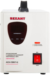 Стабилизатор напряжения Rexant AСН-1 500/1-Ц 1.455кВА однофазный серый (11-5002) Стабилизатор напряжения Rexant AСН-1 500/1-Ц 1.455кВА однофазный серый (11-5002)