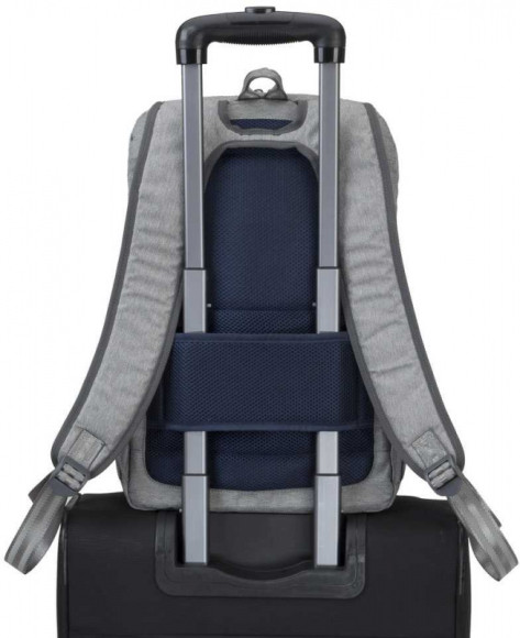 Рюкзак для ноутбука 15.6" Riva 7760 серый полиэстер женский дизайн (7760 GREY) Рюкзак для ноутбука 15.6" Riva 7760 серый полиэстер женский дизайн (7760 GREY)