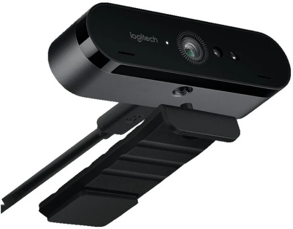 Камера Web Logitech Brio черный 13Mpix (4096x2160) USB3.0 с микрофоном (960-001107)