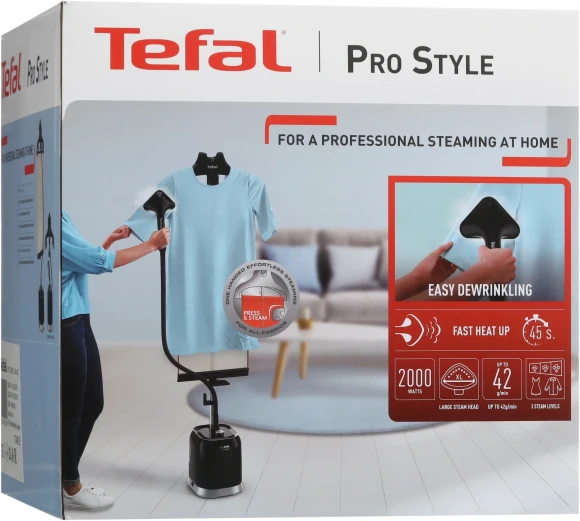 Отпариватель напольный Tefal IT3480E1 2000Вт черный Отпариватель напольный Tefal IT3480E1 2000Вт черный
