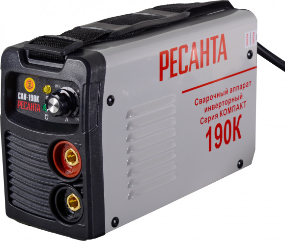 Сварочный аппарат Ресанта САИ-190К инвертор ММА DC 6.5кВт