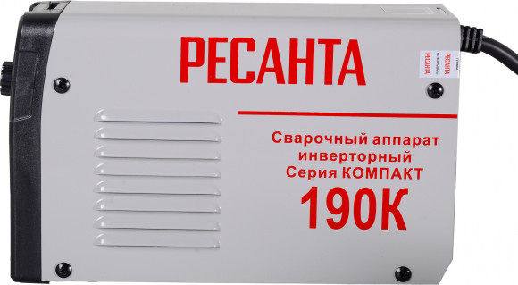 Сварочный аппарат Ресанта САИ-190К инвертор ММА DC 6.5кВт