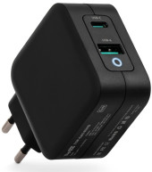 Блок питания TopON TOP-GaN-65WB автоматический 65W 5V-20V 3.25A от бытовой электросети LED индикатор Блок питания TopON TOP-GaN-65WB автоматический 65W 5V-20V 3.25A от бытовой электросети LED индикатор