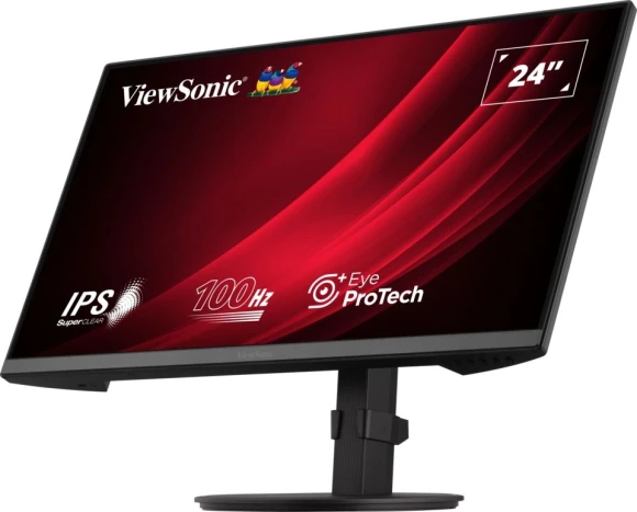 Монитор ViewSonic 23.8" VA2408-HDJ черный IPS LED 16:9 HDMI матовая HAS Piv 250cd 178гр/178гр 1920x1080 100Hz VGA DP FHD 5.2кг