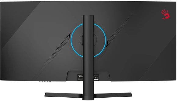 Монитор Bloody 34" MN340W черный VA LED 1ms 21:9 HDMI M/M матовая HAS Piv 300cd 178гр/178гр 3440x1440 180Hz FreeSync DP UW USB 5.7кг