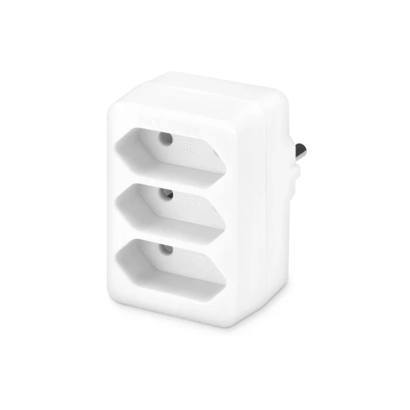 Сетевой разветвитель Buro BU-PS3F-W (3 розетки) белый (пакет ПЭ)