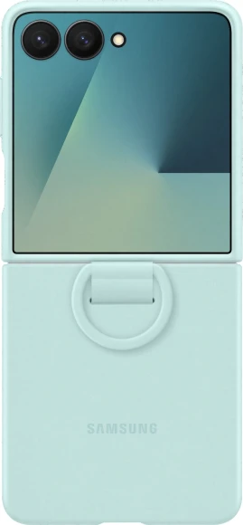 Чехол (клип-кейс) Samsung для Samsung Galaxy Z Flip7 Ring Case Z Flip7 мятный (EF-PF766TMEGRU)