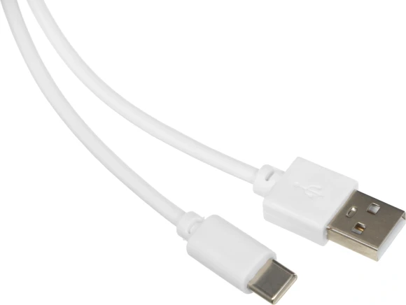 Кабель USB (m)-USB Type-C (m) 1м белый Кабель USB (m)-USB Type-C (m) 1м белый