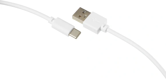 Кабель USB (m)-USB Type-C (m) 1м белый Кабель USB (m)-USB Type-C (m) 1м белый