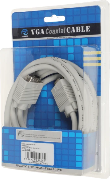 Кабель Ningbo CAB016S-10F VGA (m) VGA (m) 3м (CAB016S-10F-BR) феррит.кольца серый (блистер) Кабель Ningbo CAB016S-10F VGA (m) VGA (m) 3м (CAB016S-10F-BR) феррит.кольца серый (блистер)