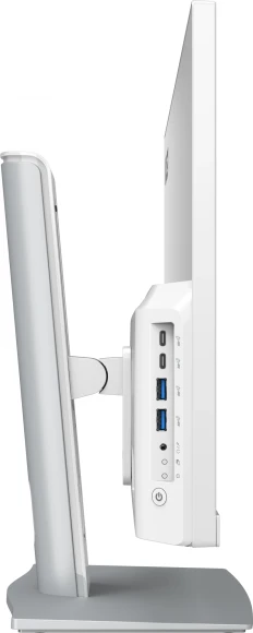 Моноблок MSI Modern AM242P 1M-1020XRU 23.8" Full HD Core 7 150U (1.8) 16Gb SSD512Gb Graphics без ОС GbitEth WiFi BT 120W клавиатура мышь Cam белый 1920x1080