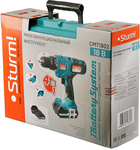 Многофункциональный инструмент Sturm! CMT1802 синий/черный Многофункциональный инструмент Sturm! CMT1802 синий/черный