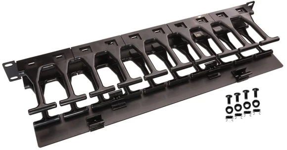 Кабельный органайзер Lanmaster LAN-ORG-PF/S-1U пальцы 1U шир.:19" глуб.:106мм Кабельный органайзер Lanmaster LAN-ORG-PF/S-1U пальцы 1U шир.:19" глуб.:106мм